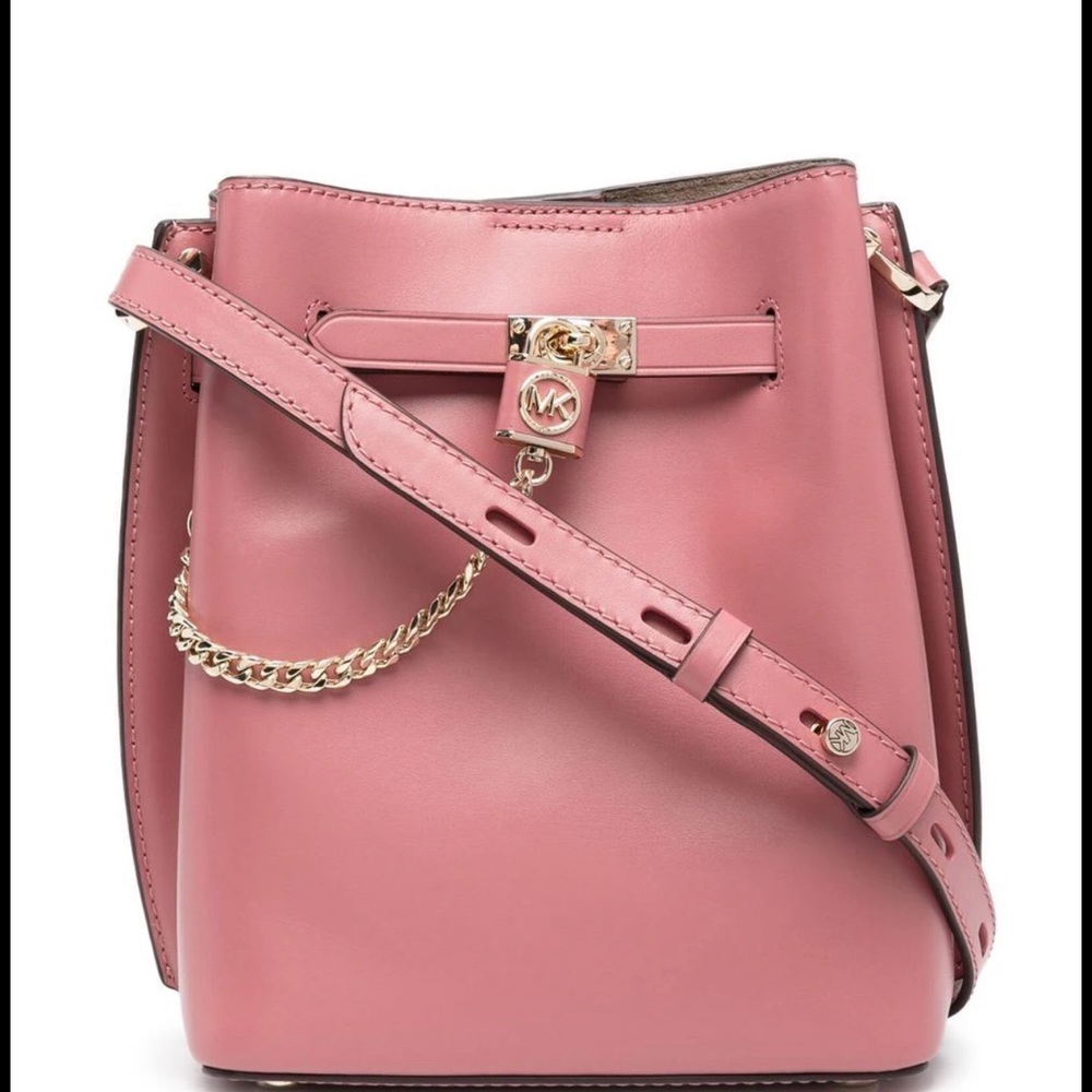 NWOT Michael Kors Hamilton Legacy Medium Messenger Rose brand new never used.🩷